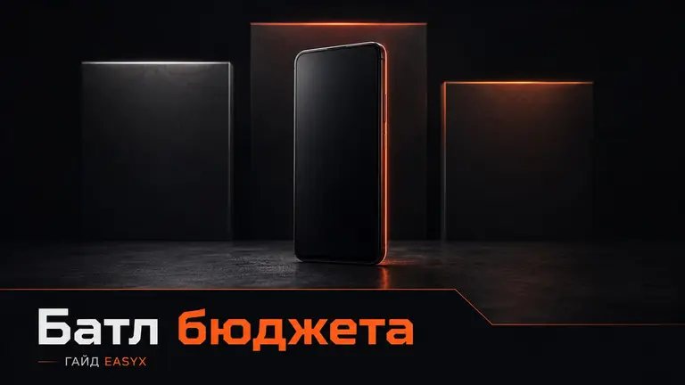 Бюджетный смартфон на тёмном фоне как символ сравнения CMF, Redmi и Motorola