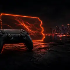 Геймпад и светящийся билет предзаказа как символ старта продаж GTA 6