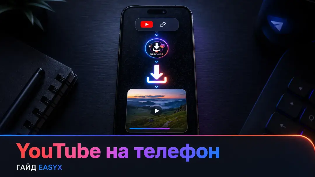 Чат Telegram с командой start и приветственным сообщением EasyLoad