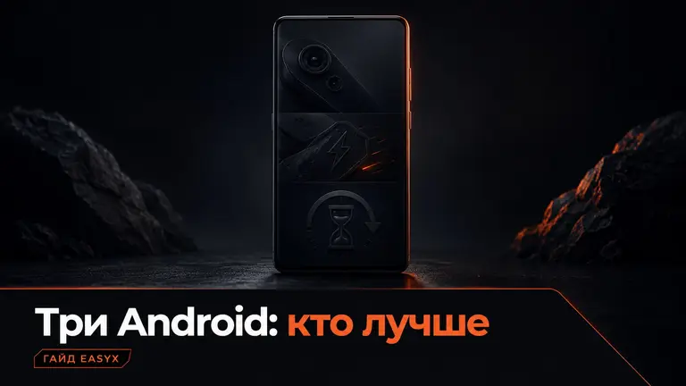 Один смартфон на тёмном фоне как символ выбора между OnePlus Nord 6, Xiaomi 14 и Galaxy A56