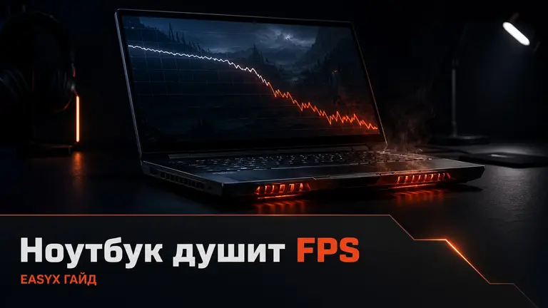 Игровой ноутбук перегревается и теряет FPS в игре