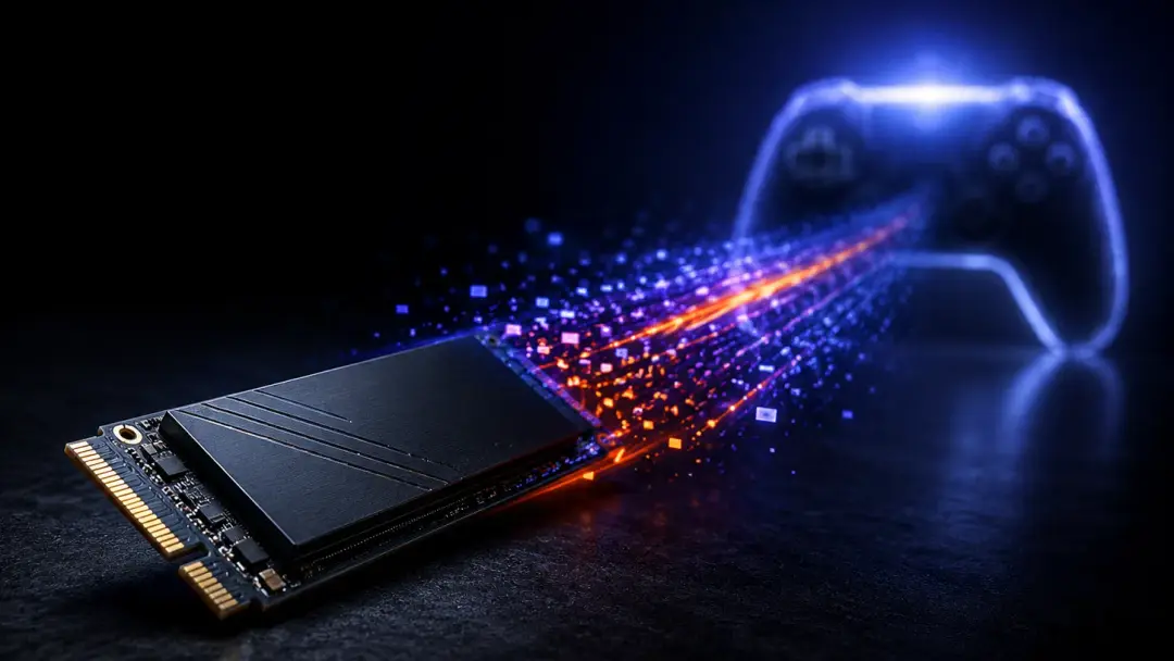 NVMe SSD с абстрактным потоком данных к игровому контроллеру