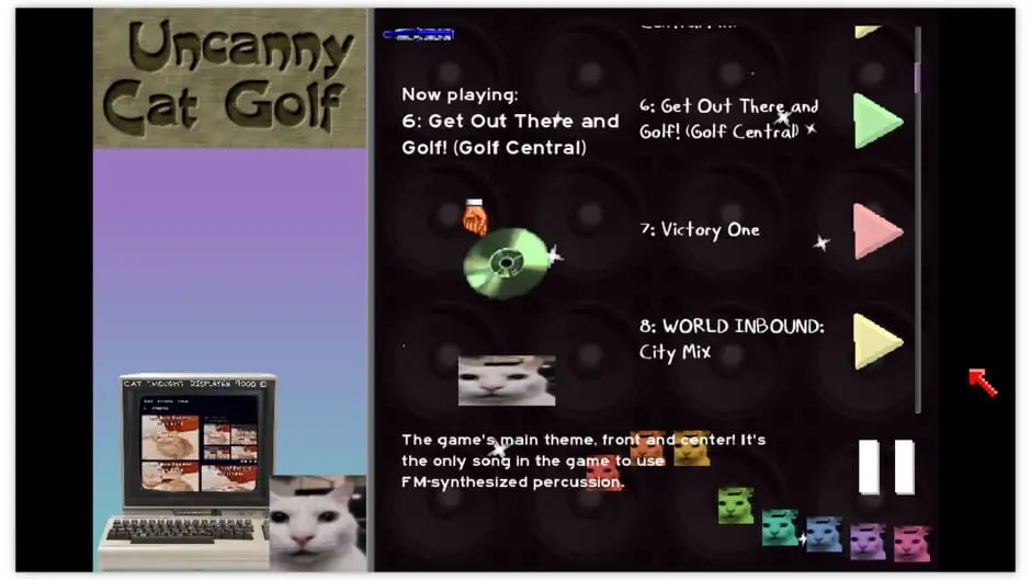 Uncanny Cat Golf — скриншот 7